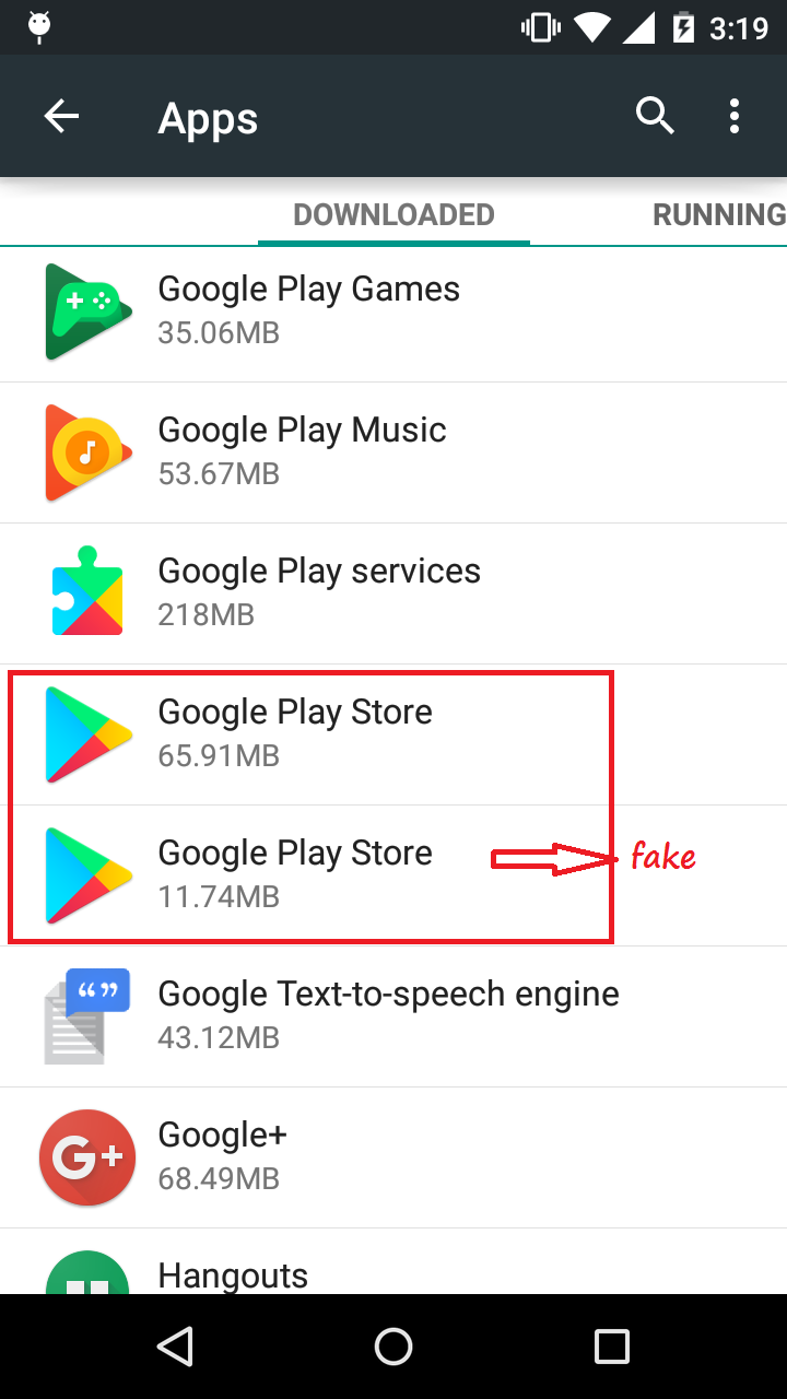 Fake Play Store Be aware! Hiddad Malware present on Google Play Store. - Home