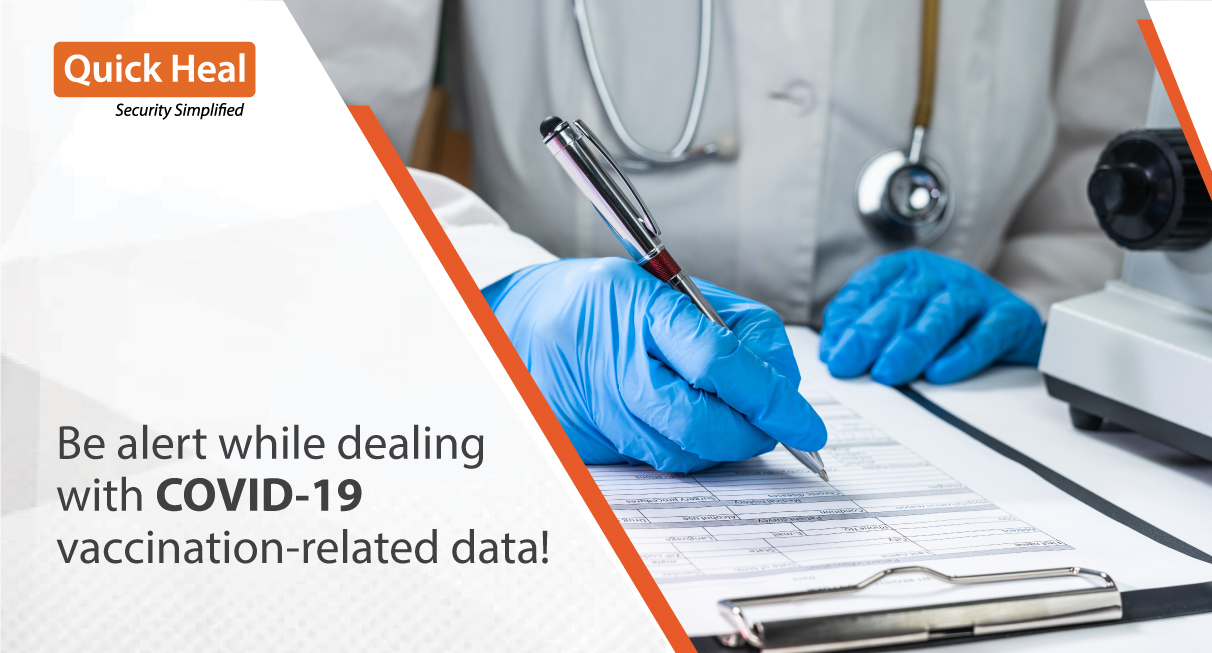 Cyberattacks predicted through COVID-19 vaccination data