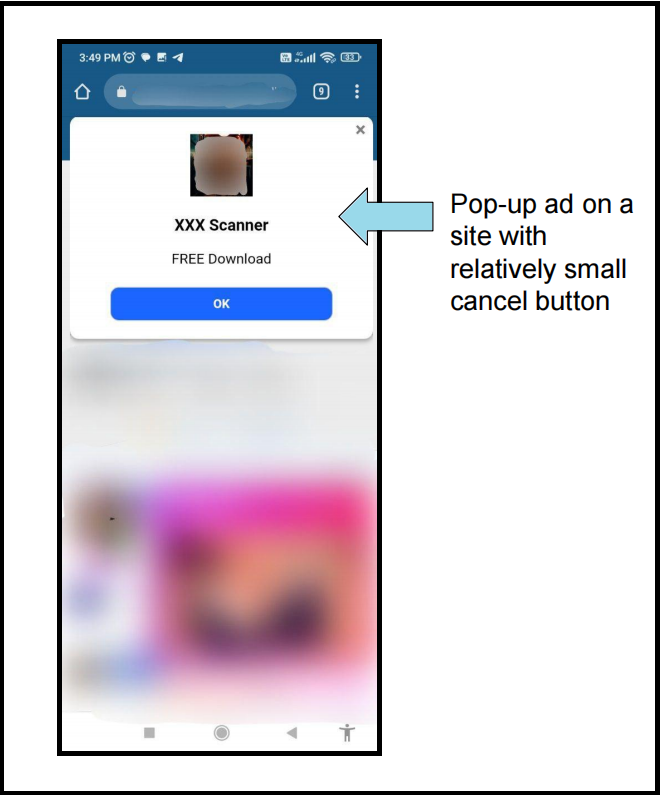 Pop-up Ad Alert! Beware of Unrealistic Claims on your Smartphones - Home